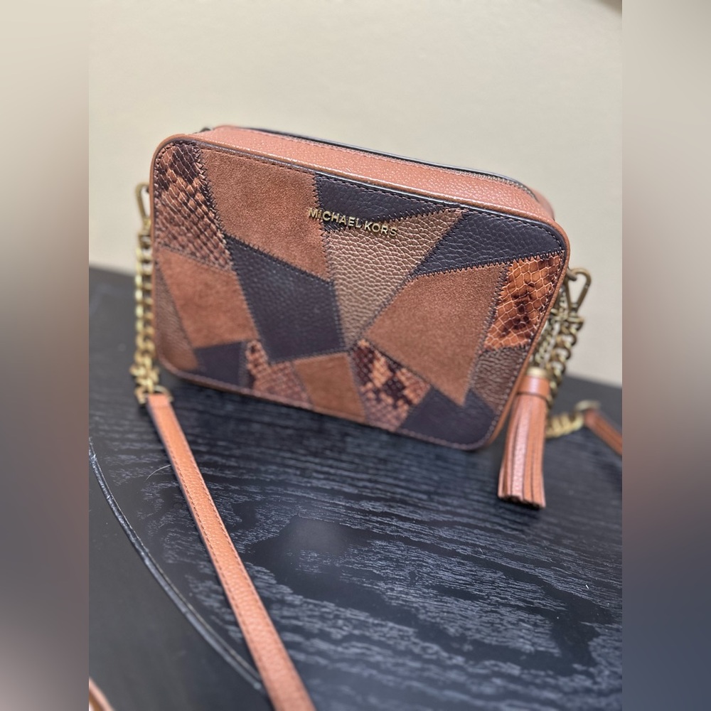 Michael Kors Jet Set Medium Patchwork Leather Cro… - image 8